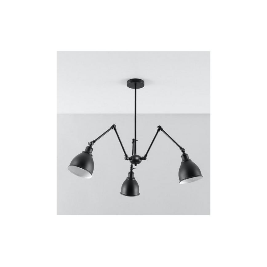 Висящ полилей STARK SHADE 3xE27/60W/230V