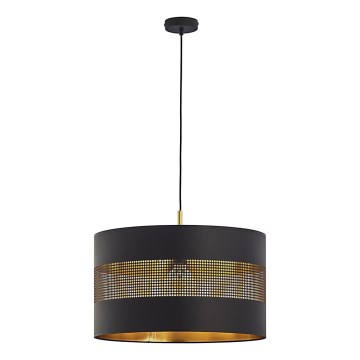 Висящ полилей TAGO 1xE27/25W/230V черен/златист