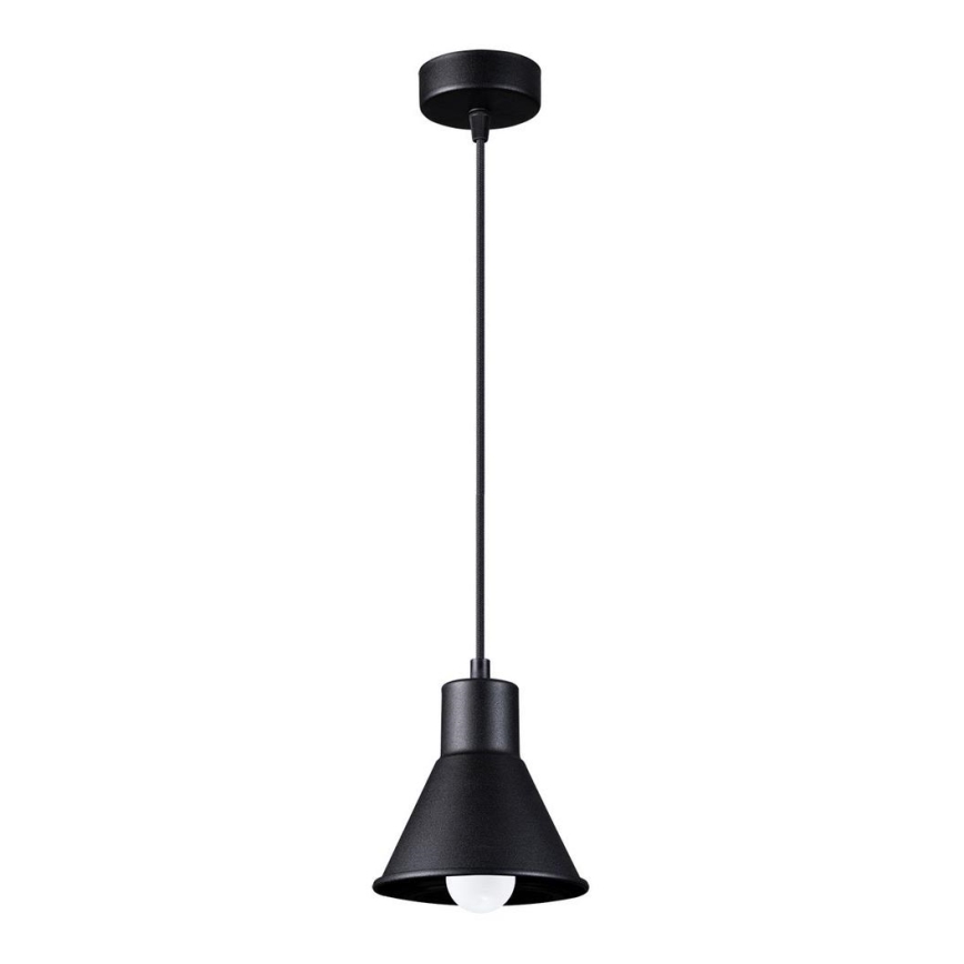 Висящ полилей TALEJA 1xE27/60W/230V черен