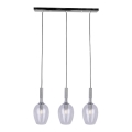 Висящ полилей TANGO 3xE14/40W/230V прозрачен
