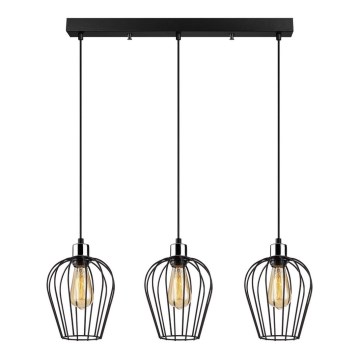Висящ полилей TEL 3xE27/100W/230V