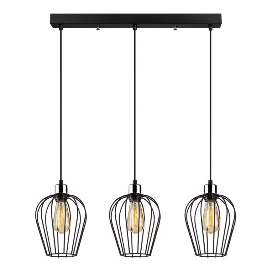 Висящ полилей TEL 3xE27/100W/230V