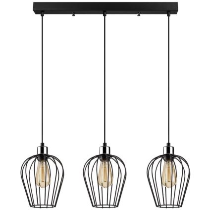 Висящ полилей TEL 3xE27/100W/230V