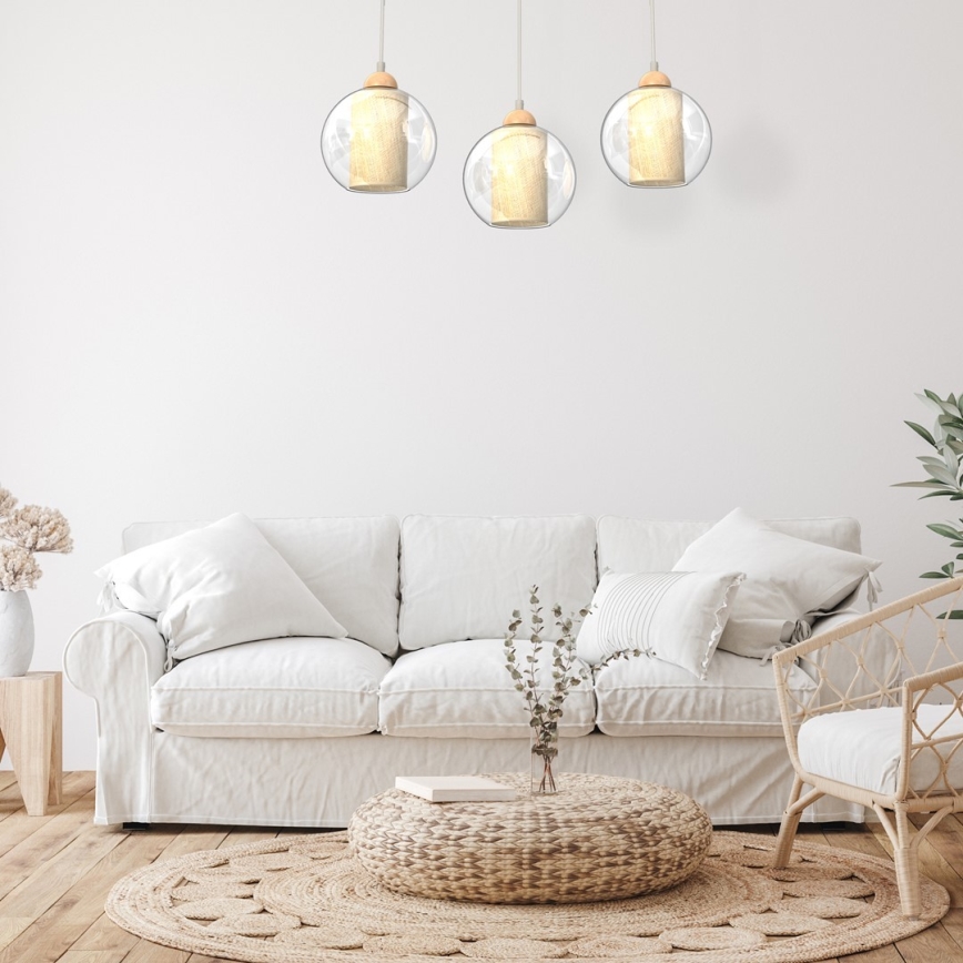 Висящ полилей TELA 3xE27/60W/230V