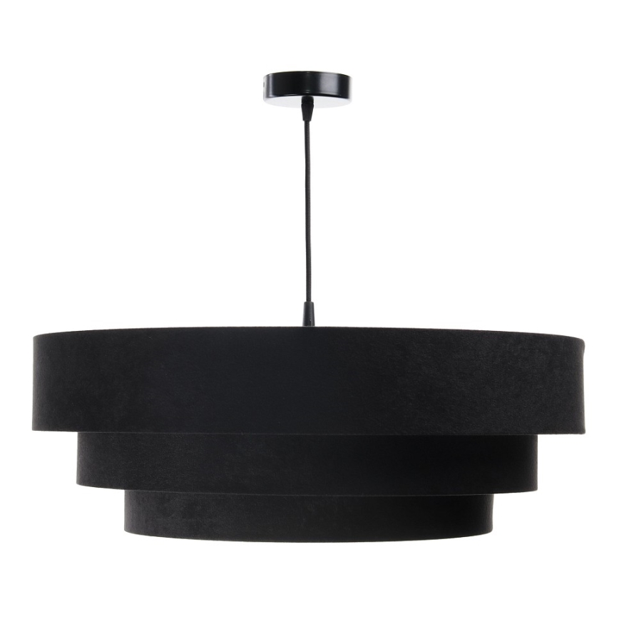 Висящ полилей TRINITI 1xE27/60W/230V черен/златист