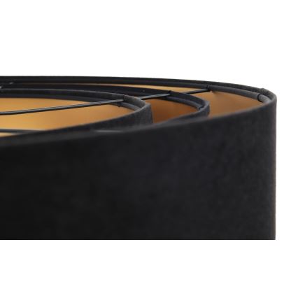 Висящ полилей TRINITI 1xE27/60W/230V черен/златист