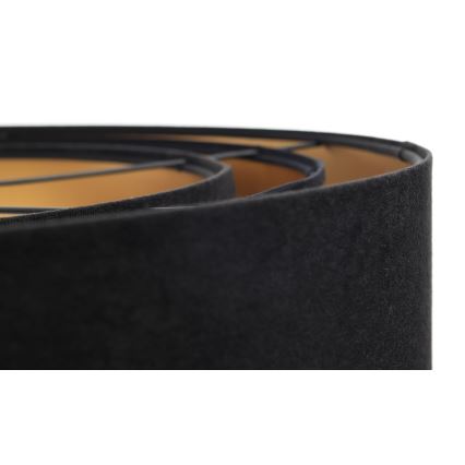 Висящ полилей TRINITI 1xE27/60W/230V черен/златист