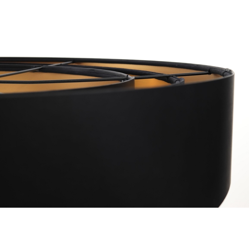 Висящ полилей TRINITI 1xE27/60W/230V черен/златист