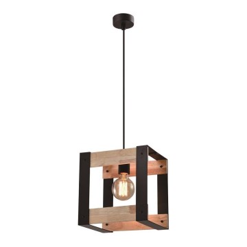 Висящ полилей VARNA 1xE27/40W/230V дървен