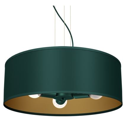 Висящ полилей VERDE 3xE27/60W/230V зелен