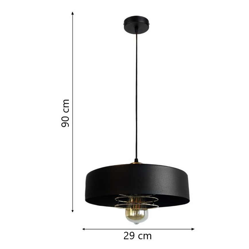 Висящ полилей VEST 1xE27/60W/230V