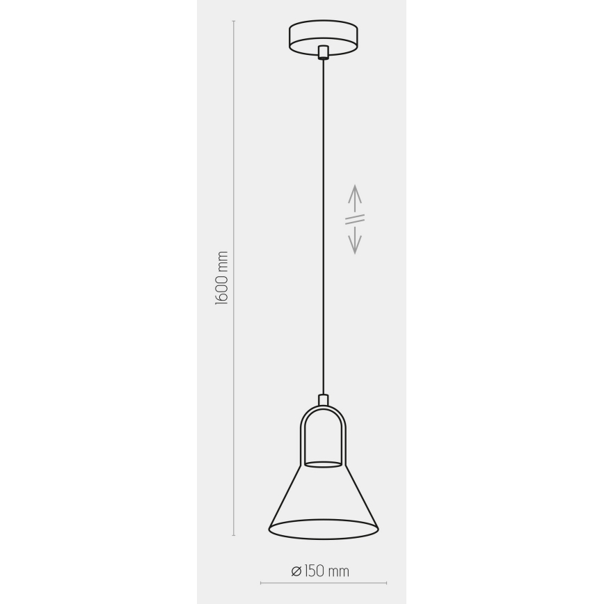 Висящ полилей VICHY 1xGU10/10W/230V