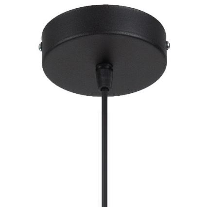 Висящ полилей WILL 1xE27/60W/230V черен