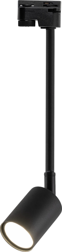 Висящ полилей за 1-фазна релсова система TOP 1xGU10/10W/230V черен