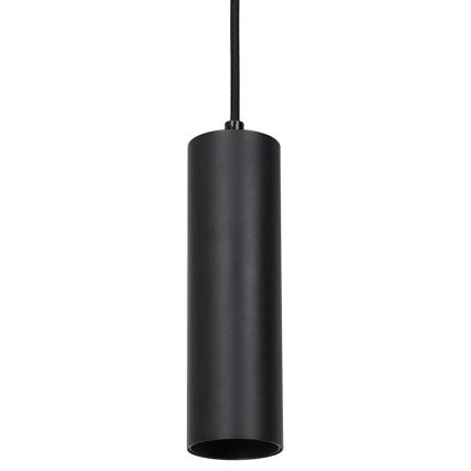 Висящ полилей за 3-фазна релсова система PIPE 1xGU10/25W/230V черен