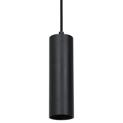 Висящ полилей за релсова система PIPE 1xGU10/25W/230V черен