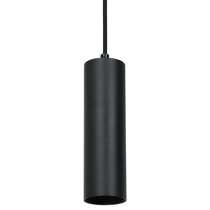 Висящ полилей за релсова система PIPE 1xGU10/25W/230V черен