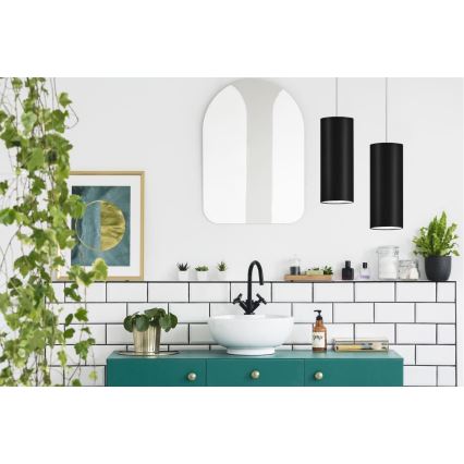 Висящ полилей ZIK 1xE27/40W/230V черен