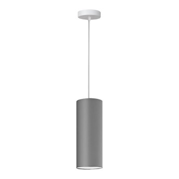 Висящ полилей ZIK 1xE27/40W/230V сив