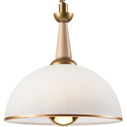 Сгъваем полилей CHIARA 1xE27/60W/230V бежов/бук