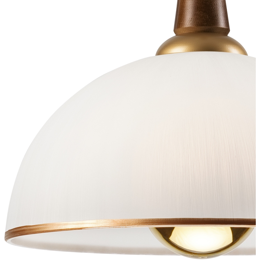 Сгъваем полилей CHIARA 1xE27/60W/230V кафяв/бук