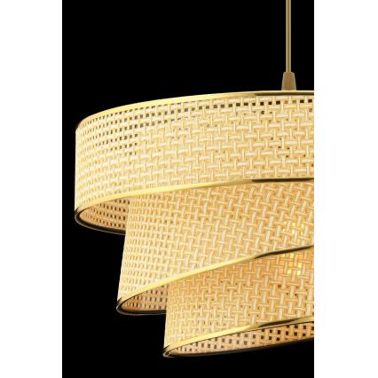 Висяща лампа COUPER 1xE27/60W/230V бежова/златна