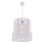 Vисяща лампа на шнур NESS MACRAME 1xE27/40W/230V бяла