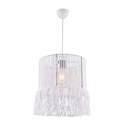 Vисяща лампа на шнур NESS MACRAME 1xE27/40W/230V бяла