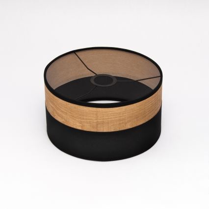 Висяща лампа на кабел ALBA 1xE27/15W/230V Ø25 см черна/кафява