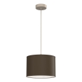 Висяща лампа на кабел ARDEN 1xE27/15W/230V Ø 25 см, бежова/кафява