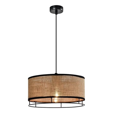 Висяща лампа на кабел ARDI 1xE27/40W/230V, кафяв/черен