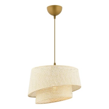 Vисяща лампа на кабел BARETTE 1xE27/60W/230V кремава