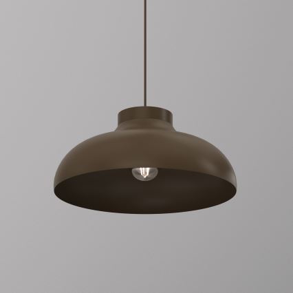 Висяща лампа на кабел BASCA 1xE27/15W/230V кафява