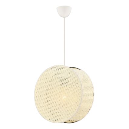 Vисяща лампа на кабел BIG DRUM 1xE27/60W/230V кремава