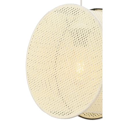 Vисяща лампа на кабел BIG DRUM 1xE27/60W/230V кремава