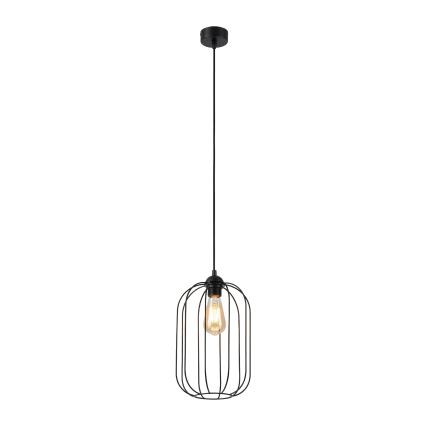 Висяща лампа на кабел DESTELLO 1xE27/15W/230V Ø 21 см, черна