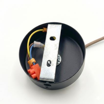 Висяща лампа на кабел DESTELLO 1xE27/15W/230V Ø 21 см, черна