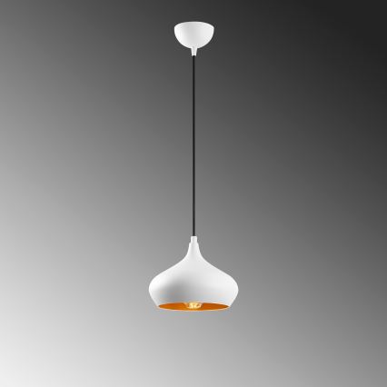 Висяща лампа на кабел DODO 1xE27/40W/230V бяла
