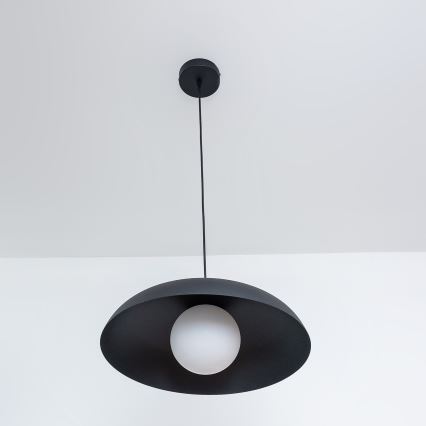 Висяща лампа на кабел ECLIPSE 1xE27/15W/230V черна