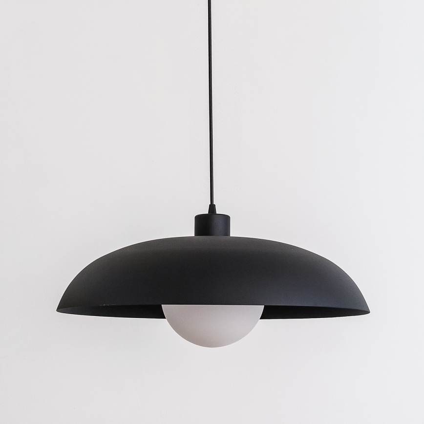 Висяща лампа на кабел ECLIPSE 1xE27/15W/230V черна