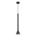 Vисяща лампа на кабел MAZZO 1xGU10/8W/230V черна