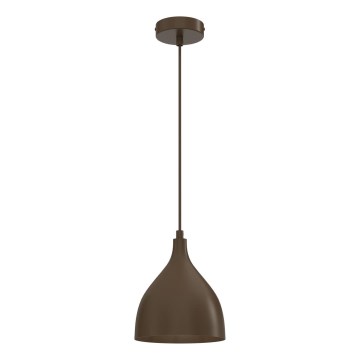 Висяща лампа на кабел NOAK CLASSIC 1xE27/15W/230V кафява