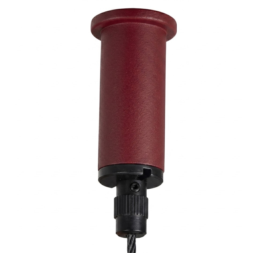 Висяща лампа на кабел PIATTO 1xGX53/15W/230V Ø 55 см бордо