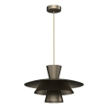 Висяща лампа на кабел PLATO 1xE27/15W/230V, бронзова