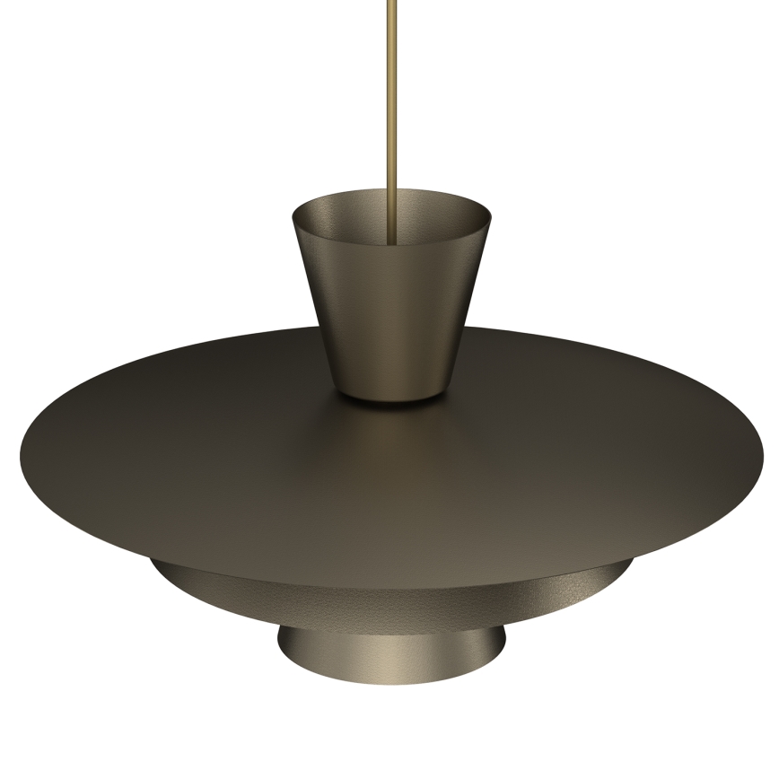 Висяща лампа на кабел PLATO 1xE27/15W/230V, бронзова