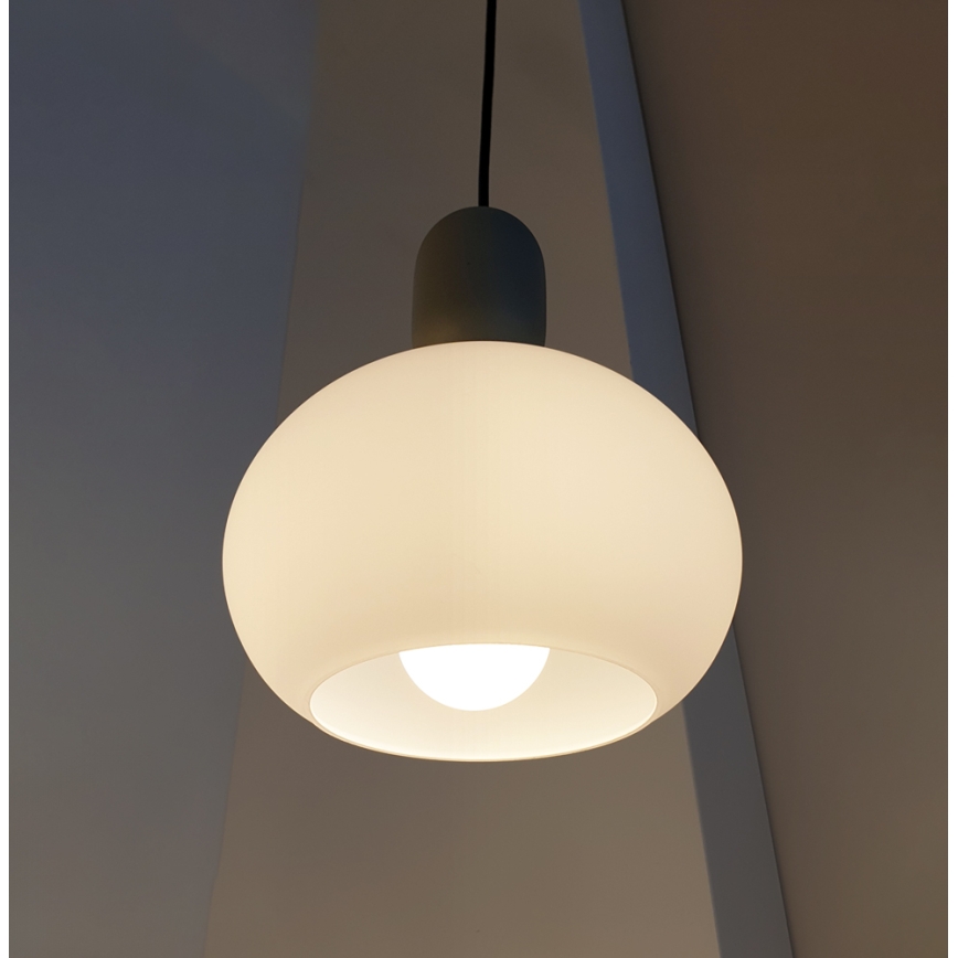 Висяща лампа на кабел VALISIA 1xE27/40W/230V черен/оливков