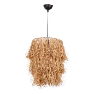 Висяща лампа TASSEL 1xE27/40W/230V рафия