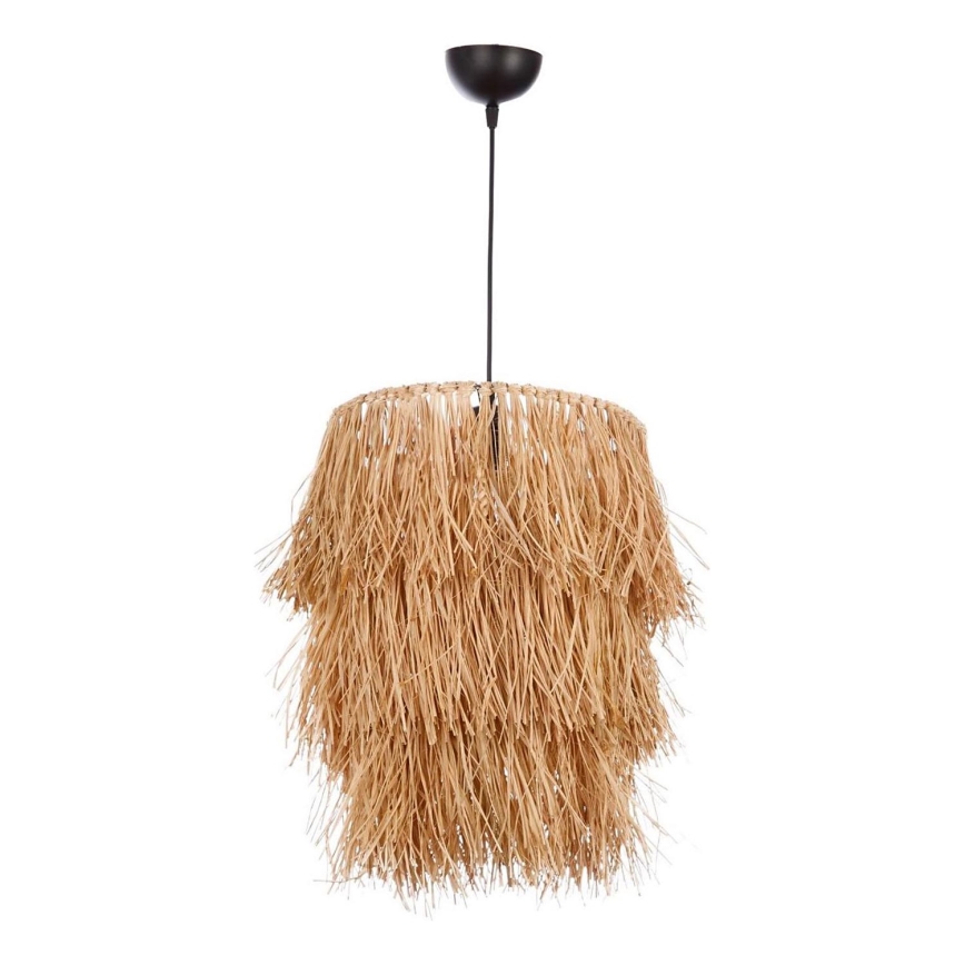 Висяща лампа TASSEL 1xE27/40W/230V рафия