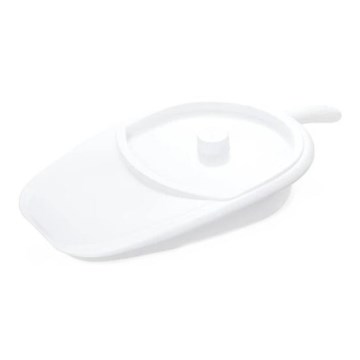 Vitility - Тоалетен съд за легло с капак, бял