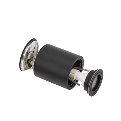 Влагозащитен спот за баня CHLOE 1xGU10/6W/230V IP65, кръгъл, черен